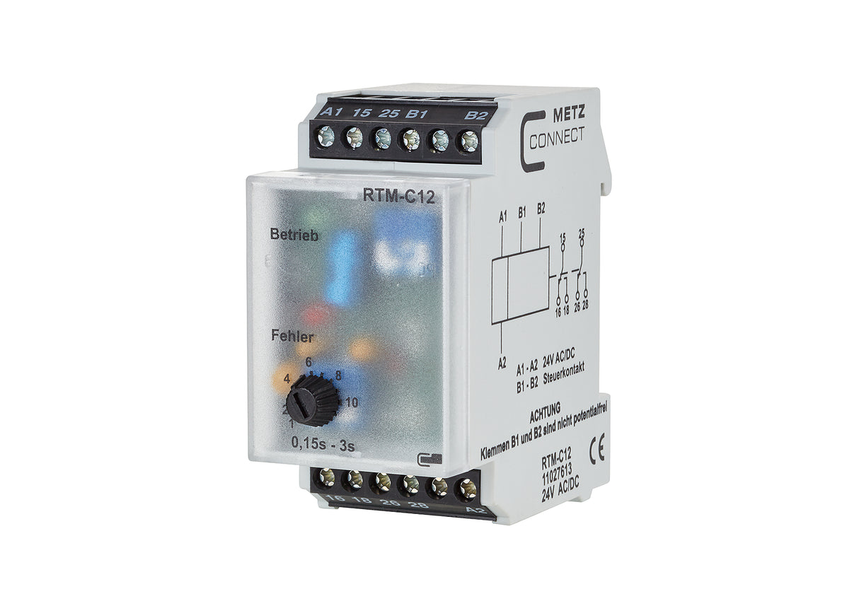 METZ CONNECT Zeitrelais 24V/AC 0,15-3s 11027613 Impulsform
