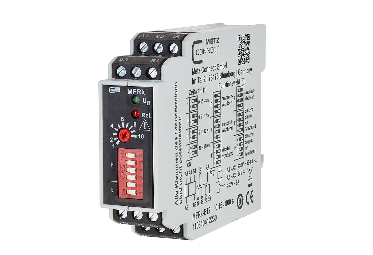 METZ CONNECT Zeitrelais 24-230V/AC 110310412230 0.15s-13.3m ansprVerz