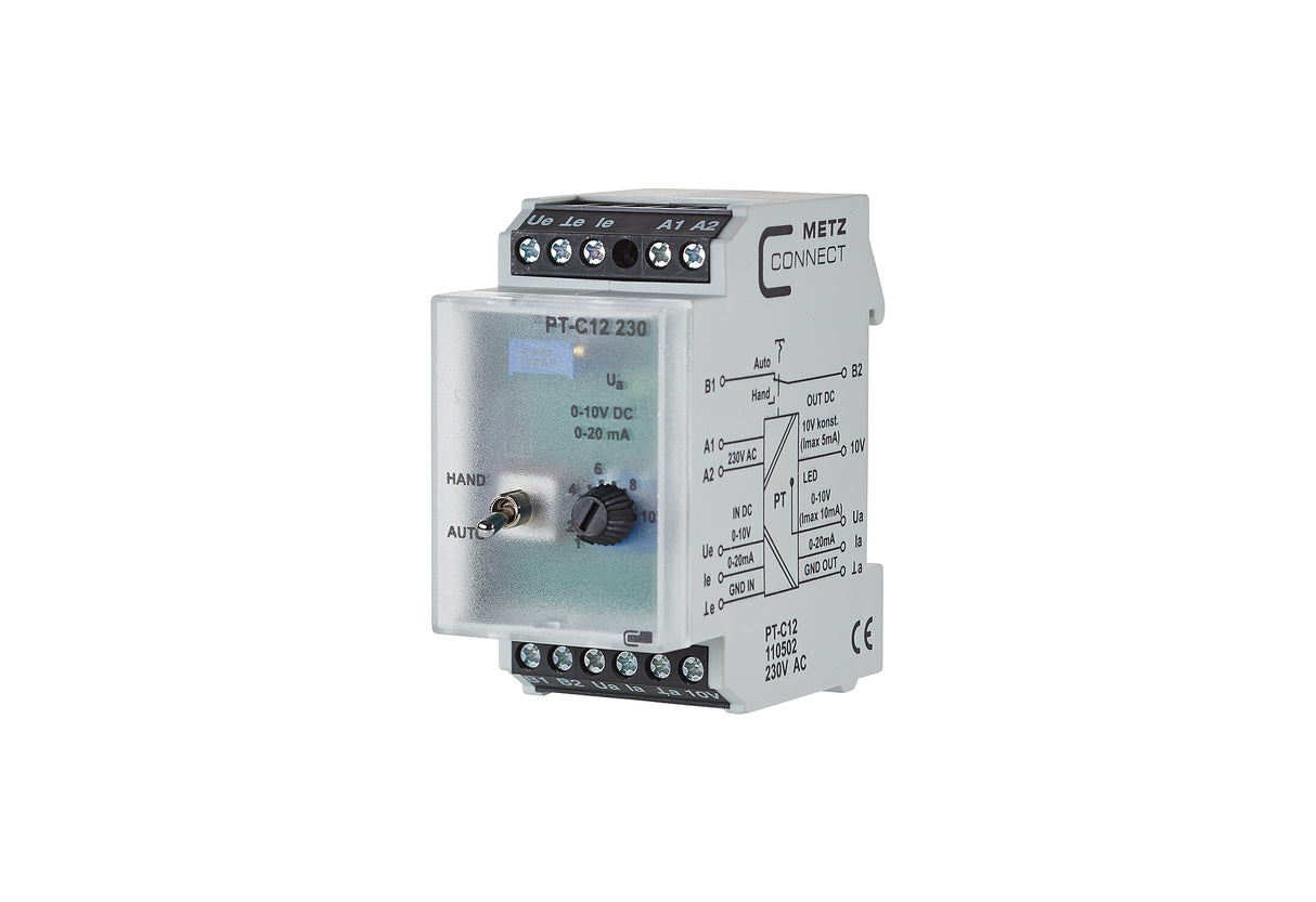 METZ CONNECT Signalumwandler, aktiv IP20 110502 0-20 mA 0-20 mA 230V AC