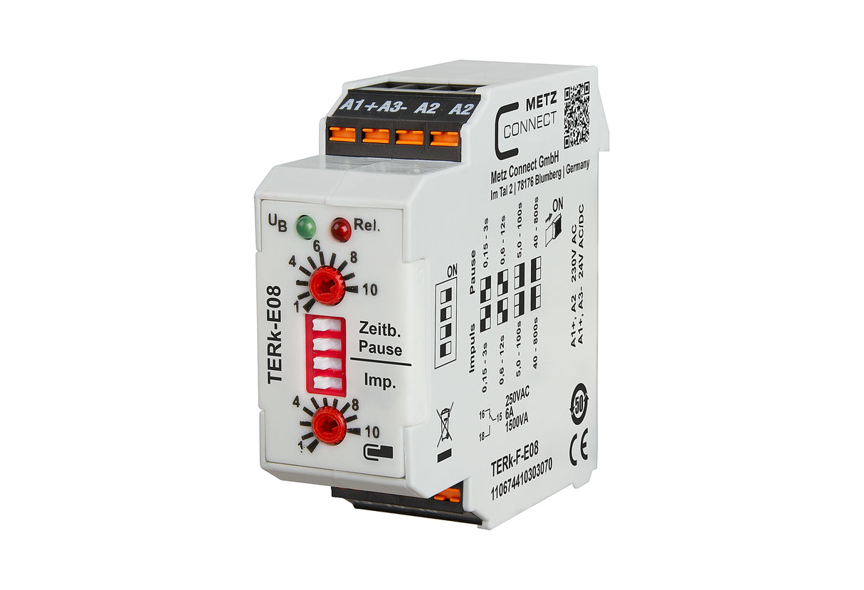 METZ CONNECT Zeitrelais 230V/AC 110674410303070 0.15s-13.3m