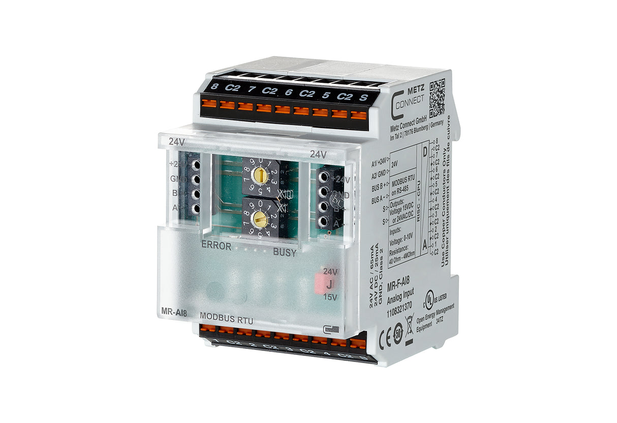 METZ CONNECT Analogeingang Modbus REG 8f 1108321370 Spg