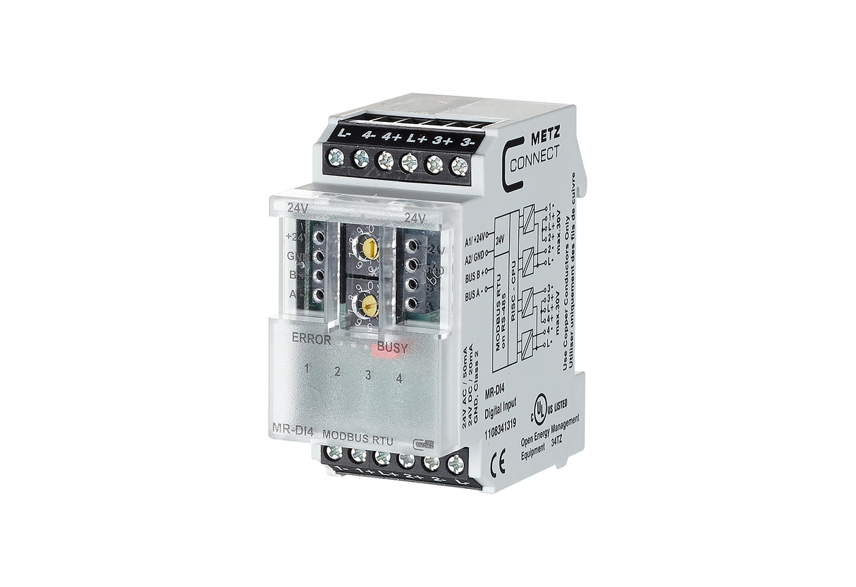 METZ CONNECT Kombi I/O Gerät REG 4Eing 1108341319 LED