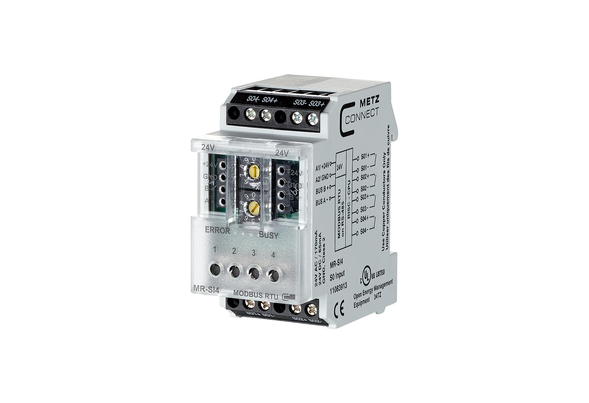 METZ CONNECT Kombi I/O Gerät Modbus REG 11083913 4Eing LED