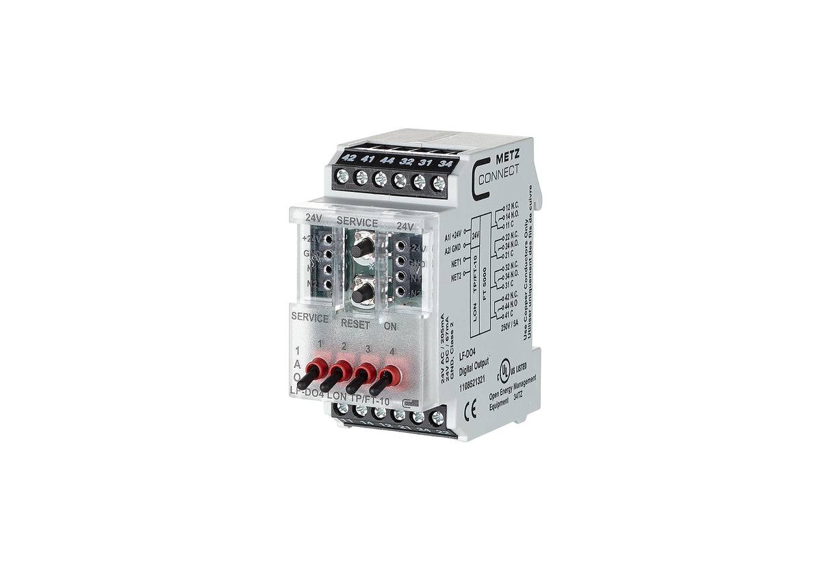 METZ CONNECT Kombi I/O Gerät LON REG LED 1108521321 4Eing Handbedien