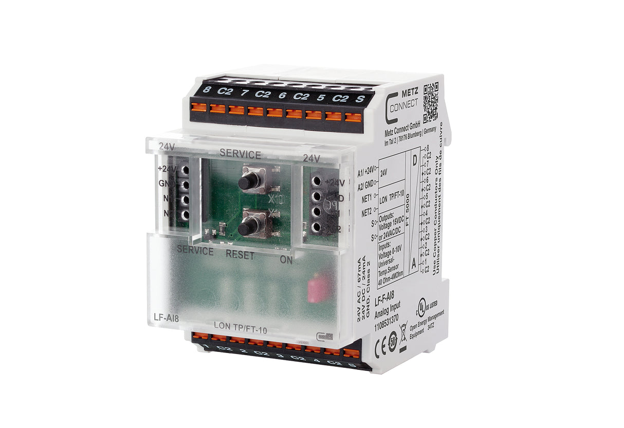 METZ CONNECT Analogeingang LON REG 8f 1108531370 Spg