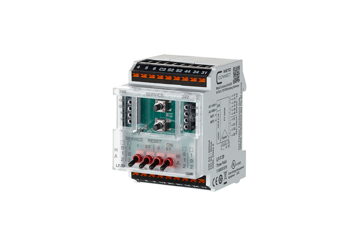 METZ CONNECT Kombi I/O Gerät LON REG LED 1108591370 6Eing