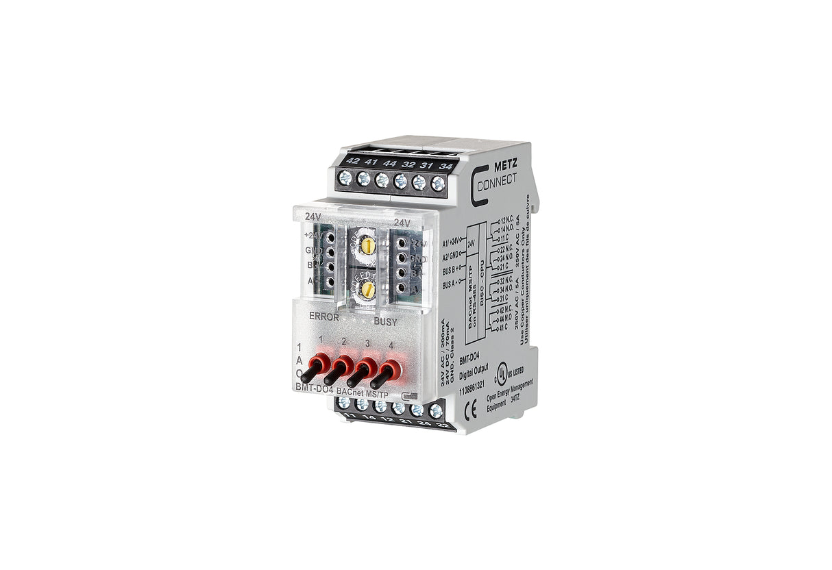 METZ CONNECT Kombi I/O Gerät BACnet REG 1108861321 Handbedien LED