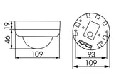 Bewegungsmelder AP 360°                           110-240V rws glz IP44