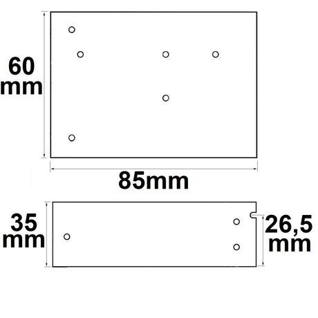 LED Trafo 24V/DC 0-35W Gitter - Beleuchtung