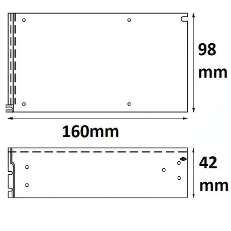 LED Trafo 24V/DC 0-250W Gitter - Beleuchtung