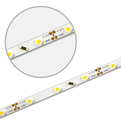 LED HEQ840 MICRO Flexband 12V DC 4,8W IP20 4000K 5m Rolle 60 LED/m - Beleuchtung