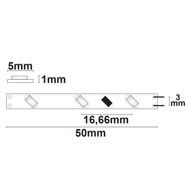 LED HEQ840 MICRO Flexband 12V DC 4,8W IP20 4000K 5m Rolle 60 LED/m - Beleuchtung