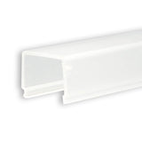 Abdeckung eckig, frosted mit ca. 75% Transmission, clipsbar, geeignet für Profilserie: WING/XWAY, (1 Stück = 2 Meter)
