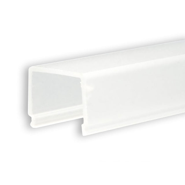 Abdeckung eckig, frosted mit ca. 75% Transmission, clipsbar, geeignet für Profilserie: WING/XWAY, (1 Stück = 2 Meter)