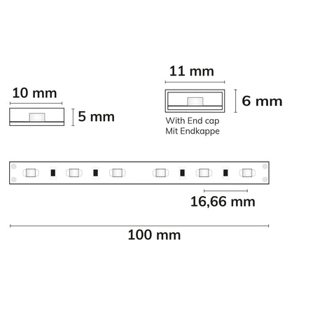 LED AQUA827 Flexband 24V DC 4,8W IP68 2700K 5m Rolle 60 LED/m - Beleuchtung