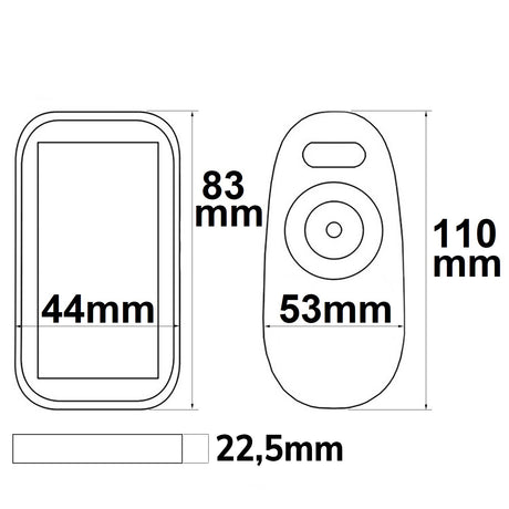 Wireless Touch RGB PWM-Dimmer mit Funk-Fernbedienung 2.4GHz 12-24V DC 3x4A - Beleuchtung