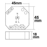 Universal-Push Dimmer Eltako für dimmbare 230V Leuchtmittel/Trafos 400VA - Beleuchtung