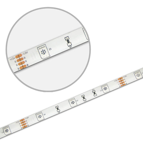 LED SIL-RGB Flexband, 12V DC, 7,2W, IP66, 5m Rolle, 30 LED/m