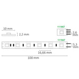 LED SIL825 Flexband 24V DC 14,4W IP20 2500K 5m Rolle 60 LED/m - Beleuchtung
