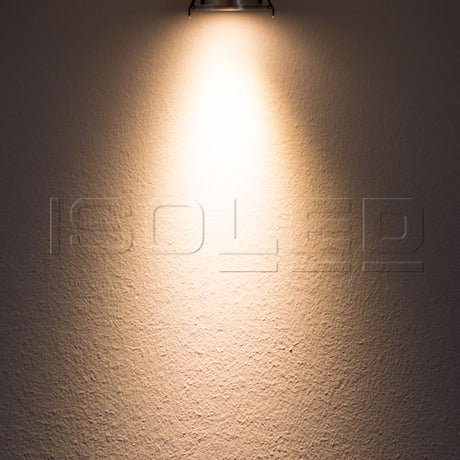 LED Einbaustrahler 3W 45° rund Alu-geb. warmweiß - Beleuchtung