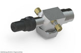 Rotalockventil 1-3/4"-22mm ohne Dichtungmit 2 Mess-Stutzen,Manometeranschl.link*