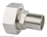 Rotalockadapter   3/4"-16 x 10mm löt gerade, Mutter SW22, ohne Dichtung
