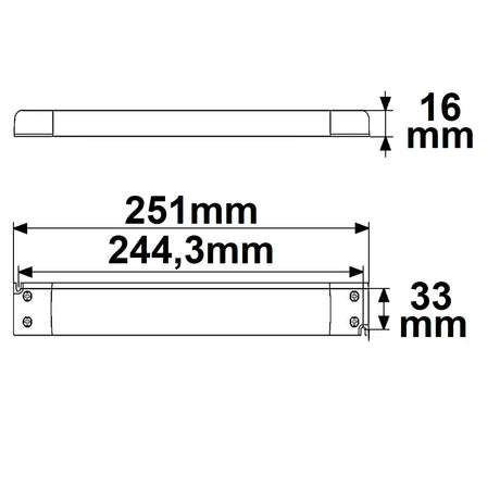 LED Trafo 24V/DC 0-30W ultraslim SELV - Beleuchtung