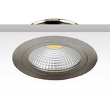 LED Möbel-Einbaustrahler COB mit Reflektor 3W 60° nickel geb. warmweiß - Beleuchtung