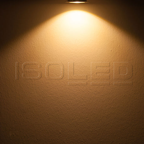 LED Möbel-Einbaustrahler COB mit Reflektor 3W 60° nickel geb. warmweiß - Beleuchtung