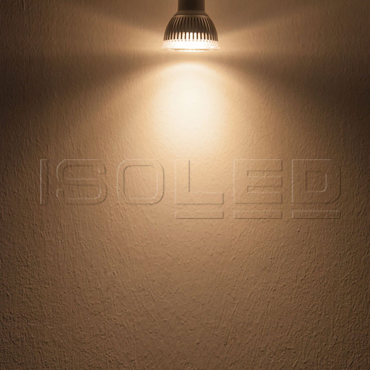Isoled GU10 LED Strahler 6W GLAS-COB 70° warmweiß dimmbar