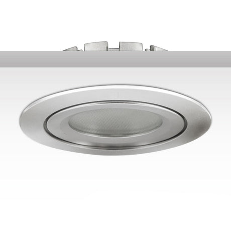 LED Einbaustrahler silber 8W SMD 120° rund warmweiß dimmbar - Beleuchtung