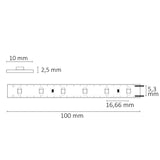 LED SIL825 Flexband 24V DC 4,8W IP20 2500K 5m Rolle 60 LED/m - Beleuchtung