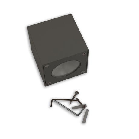 LED Wandleuchte Up&Down 2x3W CREE IP54 anthrazit warmweiß - Beleuchtung