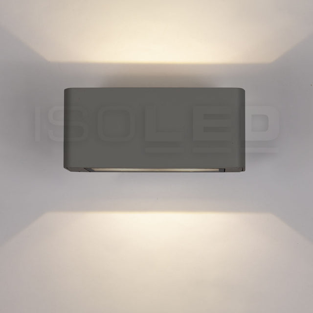 LED Wandleuchte Up&Down 4x3W CREE IP54 anthrazit warmweiß - Beleuchtung