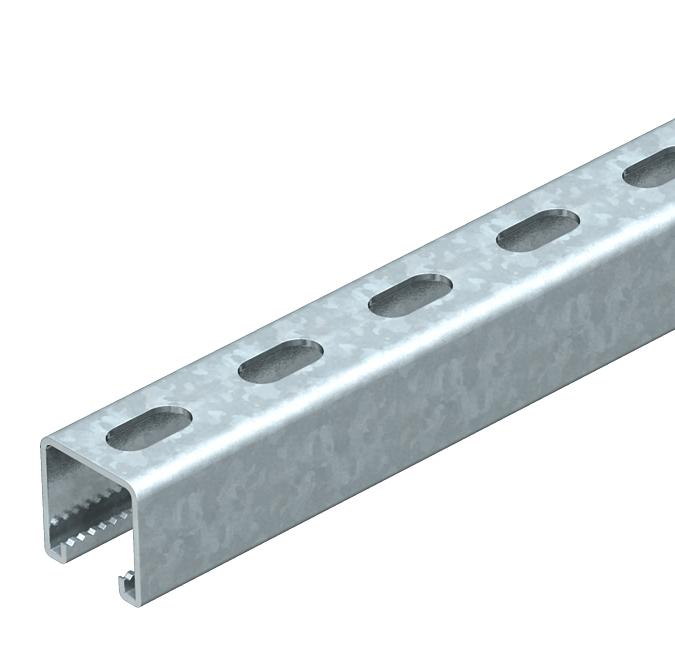 BETTERMANN C-Profilschiene ST 22mm MS4141P0600FT 600x41x41mm D2,5mm