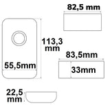 Wireless Touch RGB PWM-Dimmer mit Funk-Fernbedienung Flat 12-24V DC 3x6A - Beleuchtung