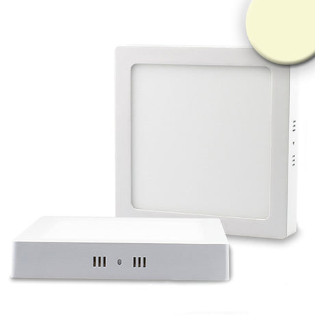 LED Deckenleuchte weiß 18W eckig 220x220mm warmweiß - Beleuchtung