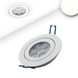 Prismatische Linsen-Abdeckung, ultraflache Ausführung, Maße Trafo: 123x45x28mm (650mA/10-24V DC)