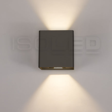 LED Wandleuchte Flex Up&Down 2x5W CREE IP54 anthrazit warmweiß - Beleuchtung