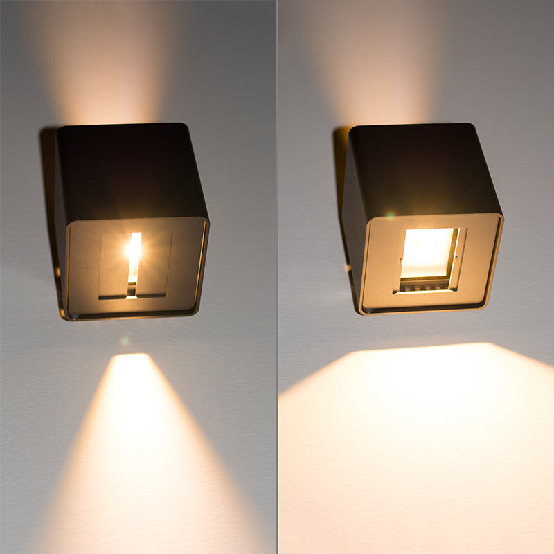 LED Wandleuchte Flex Up&Down 2x5W CREE, IP54, weiß, warmweiß