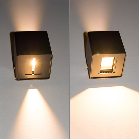 LED Wandleuchte Flex Up&Down 2x5W CREE, IP54, weiß, warmweiß