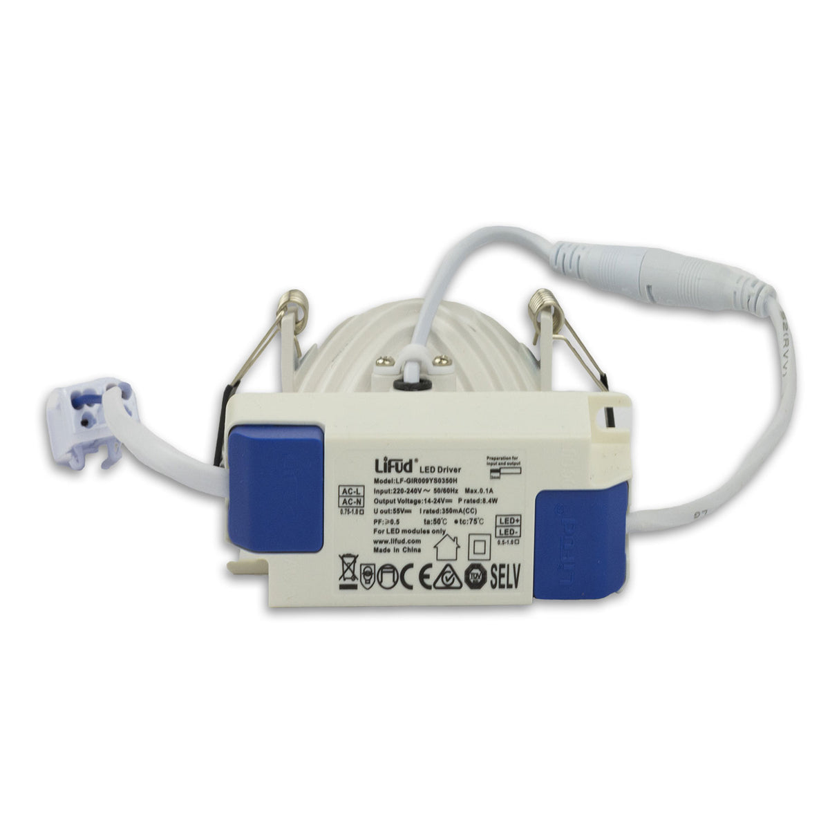 LED Downlight LUNA 8W, indirektes Licht, weiß, neutralweiß
