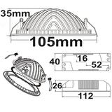 LED Downlight LUNA 8W indirektes Licht weiß neutralweiß - Beleuchtung