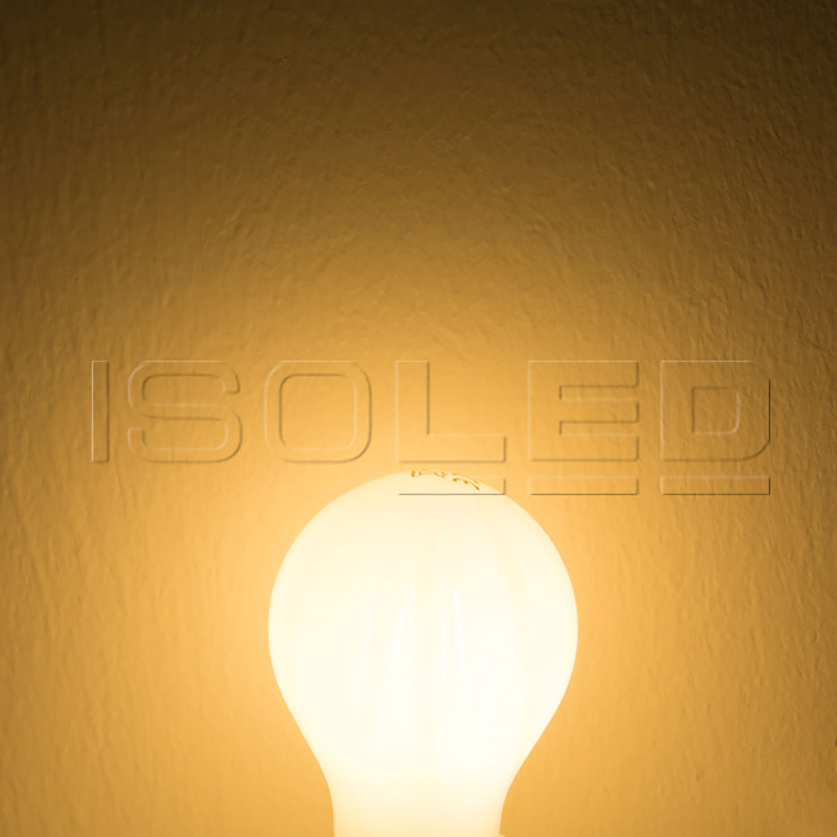 E27 LED Birne, 5W, milky, warmweiß, dimmbar