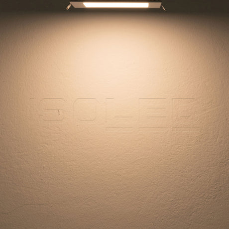 LED Downlight 9W eckig ultraflach weiß warmweiß dimmbar - Beleuchtung