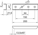 BETTERMANN Außenverbinder C-Profil ST GVMS 4 ASV FT