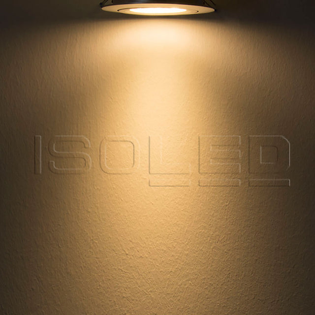 LED Einbaustrahler silber 15W 72° rund warmweiß dimmbar - Beleuchtung