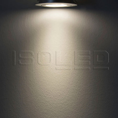 LED Einbaustrahler silber 15W 72° rund neutralweiß dimmbar - Beleuchtung