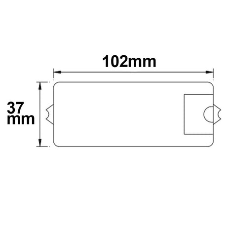 Sys-One Funk/Push PWM-Dimmer 1 Kanal 12-36V 8A 48V 4A - Beleuchtung