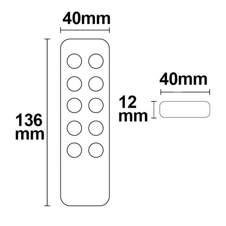 Sys-One single color 5 Zonen Fernbedienung - Beleuchtung